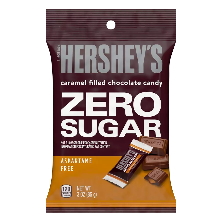 HERSHEYS CARAMEL ZERO SUGAR