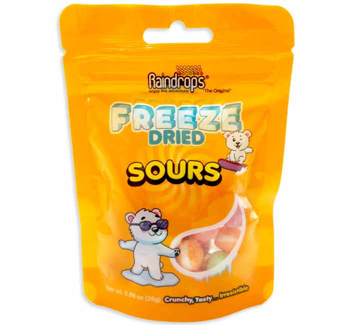 Raindrops freeze dried sours