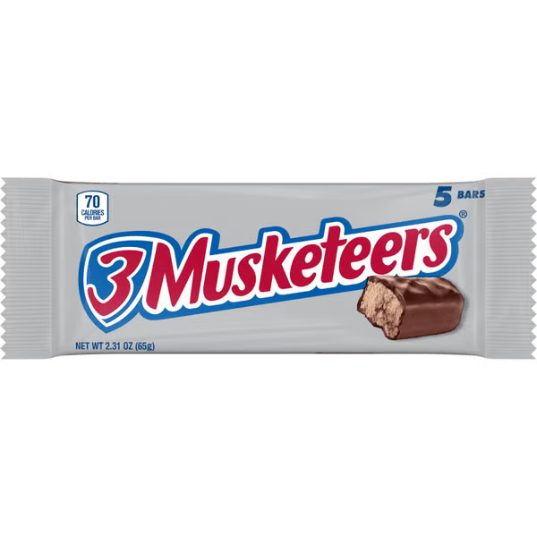 3 MUSKETEERS 5 BARS