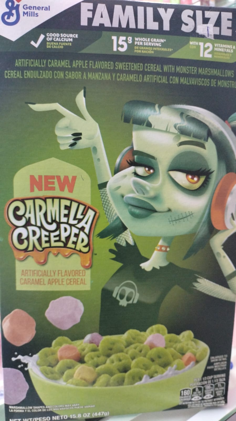 Cereal Carmella Creeper with Frightful Friends Marshmallows