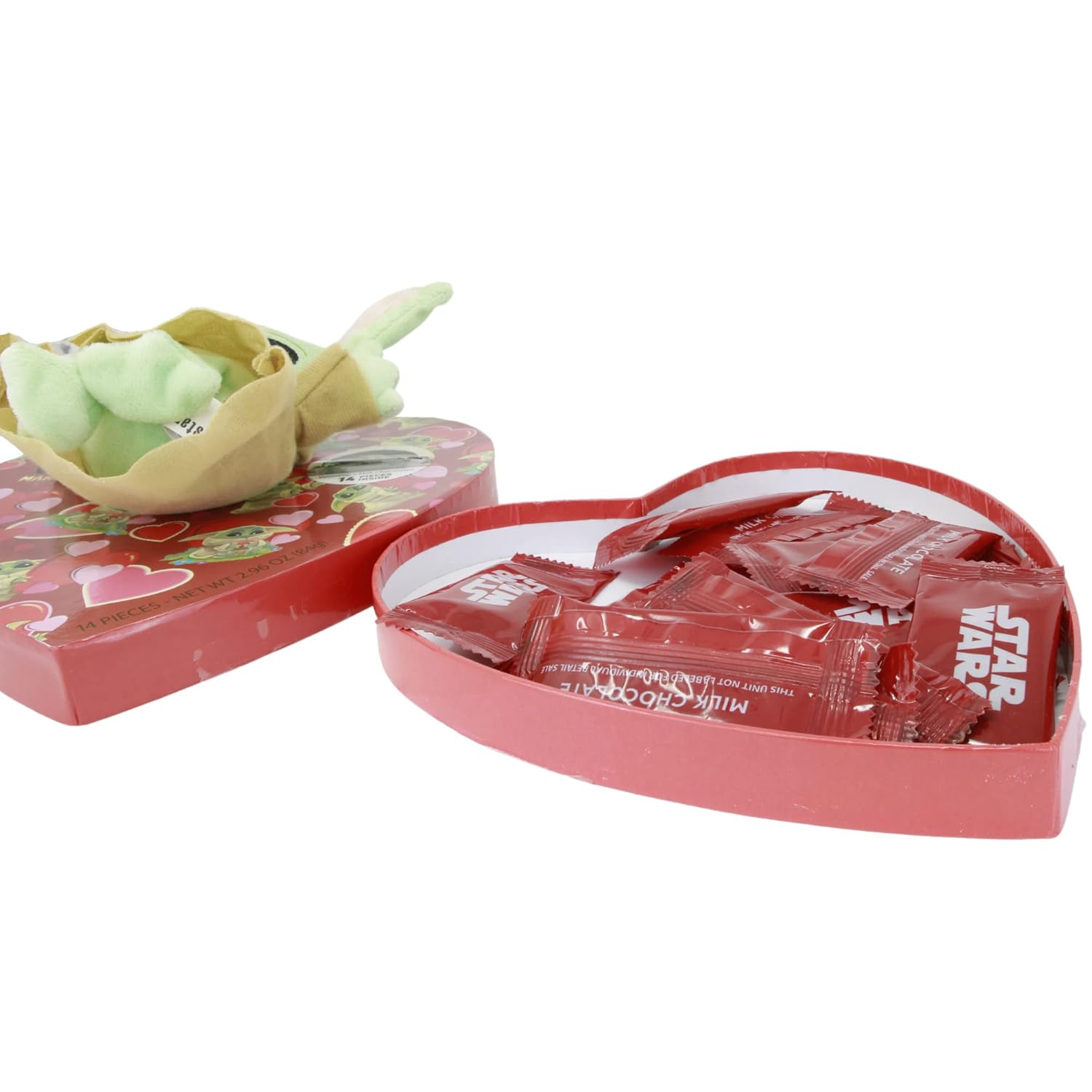 ❤️ Grogu (Baby Yoda) - Corazón de Chocolate de San Valentín ❤️