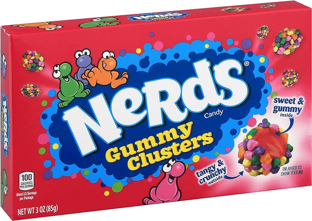 Nerds Gummy clusters rainbow 85g