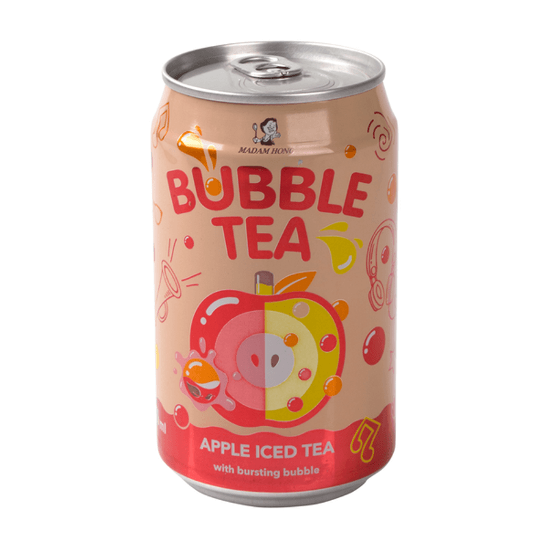 Refresco Bubble Tea de Manzana