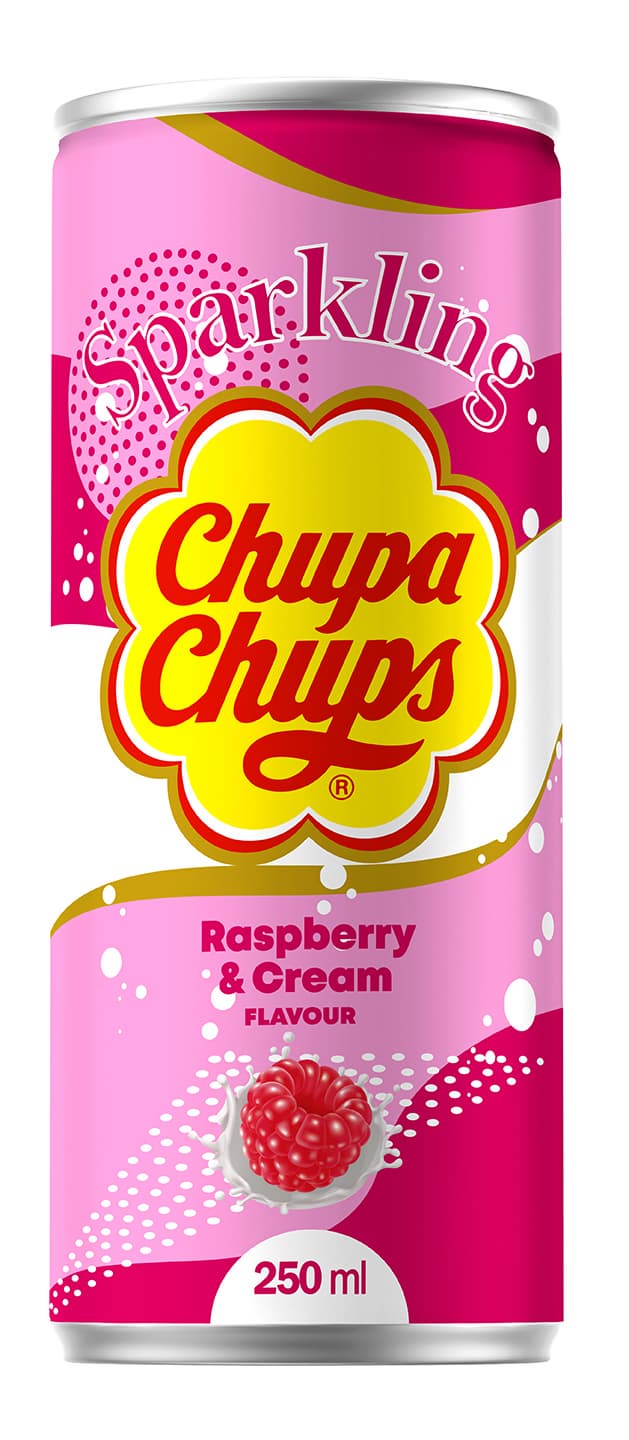 Chupa Chups Sabor Frambuesa-Crema