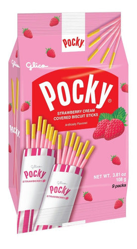 pocky familiar fresa