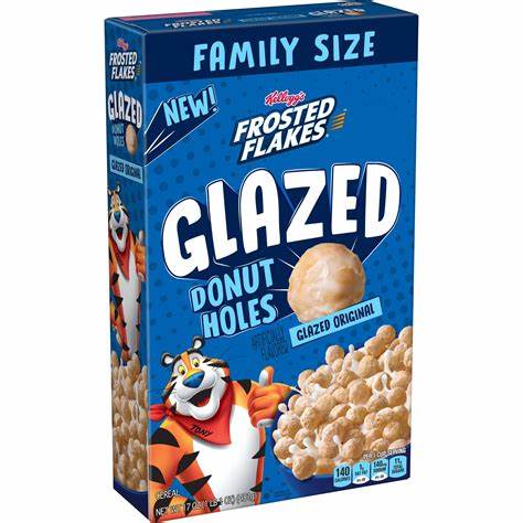 FROSTED FLAKES GLAZED DONUT