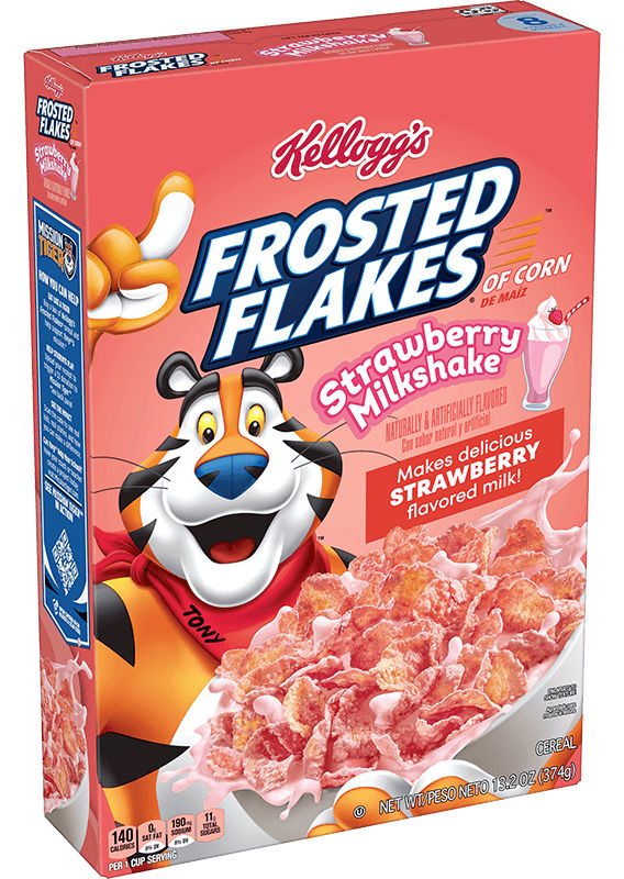 Kellogg's Frosted Flakes® Strawberry Milkshake