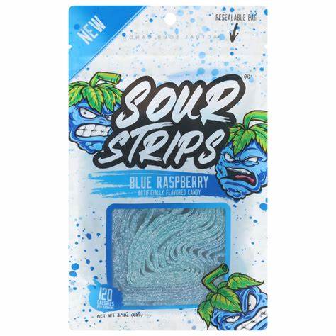 Sour Strips Blue Raspberry