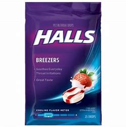 Halls Breezers (Sabor Cereza Miel)