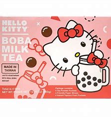 Hello Kitty - Kit para Preparar Boba Milk Tea