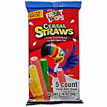Froot Loops Cereal Straws
