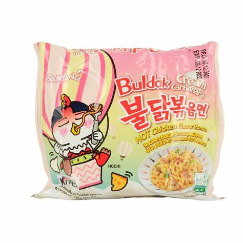 Samyang Buldak Cream Carbonara Hot Chicken Ramen