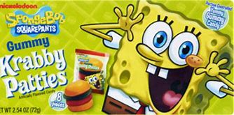 Krabby Patties Gummy Candies
