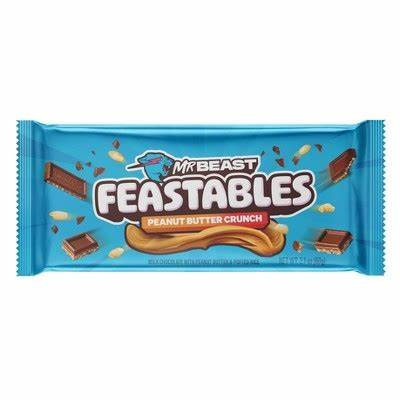 FEASTABLES PEANUT BUTTER CRUNCH 60G