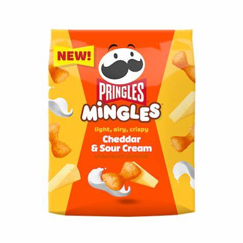 PRINGLES MINGLES CHEDDAR & SOUR CREAM