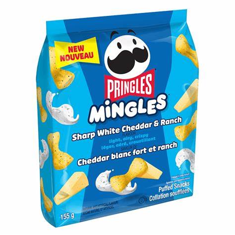 PRINGLES MINGLES CHEDDAR & RANCH