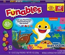 Funables Gummy Fruit Snacks Baby Shark
