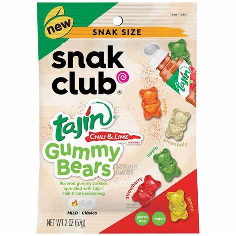 SNAK CLUB TAJIN GUMMY BEARS