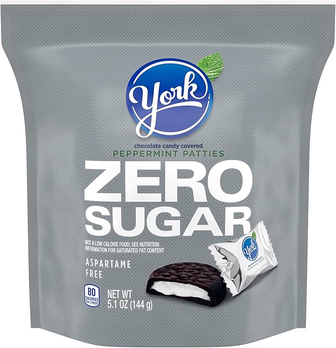YORK Zero Sugar Peppermint Patties - Caramelos sin azúcar