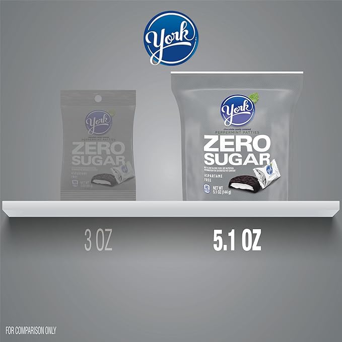 YORK Zero Sugar Peppermint Patties - Caramelos sin azúcar