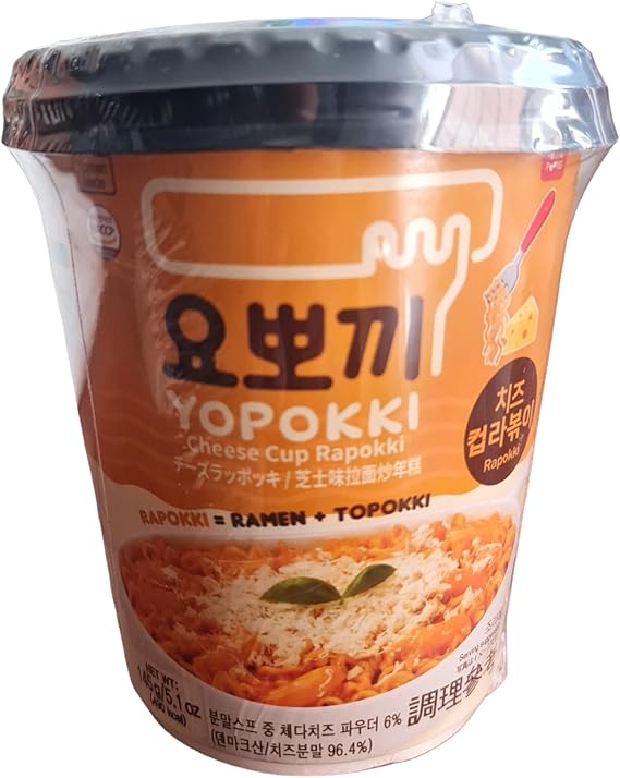 Yopokki Rapokki = Ramen + Toppokki Sabor Queso
