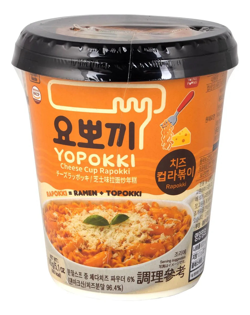 Yopokki Rapokki = Ramen + Toppokki Sabor Queso