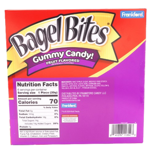 Gomitas Gummy Bagel Bites Sabor Pizza (120 g) - ¡Con Sabor a Frutas!