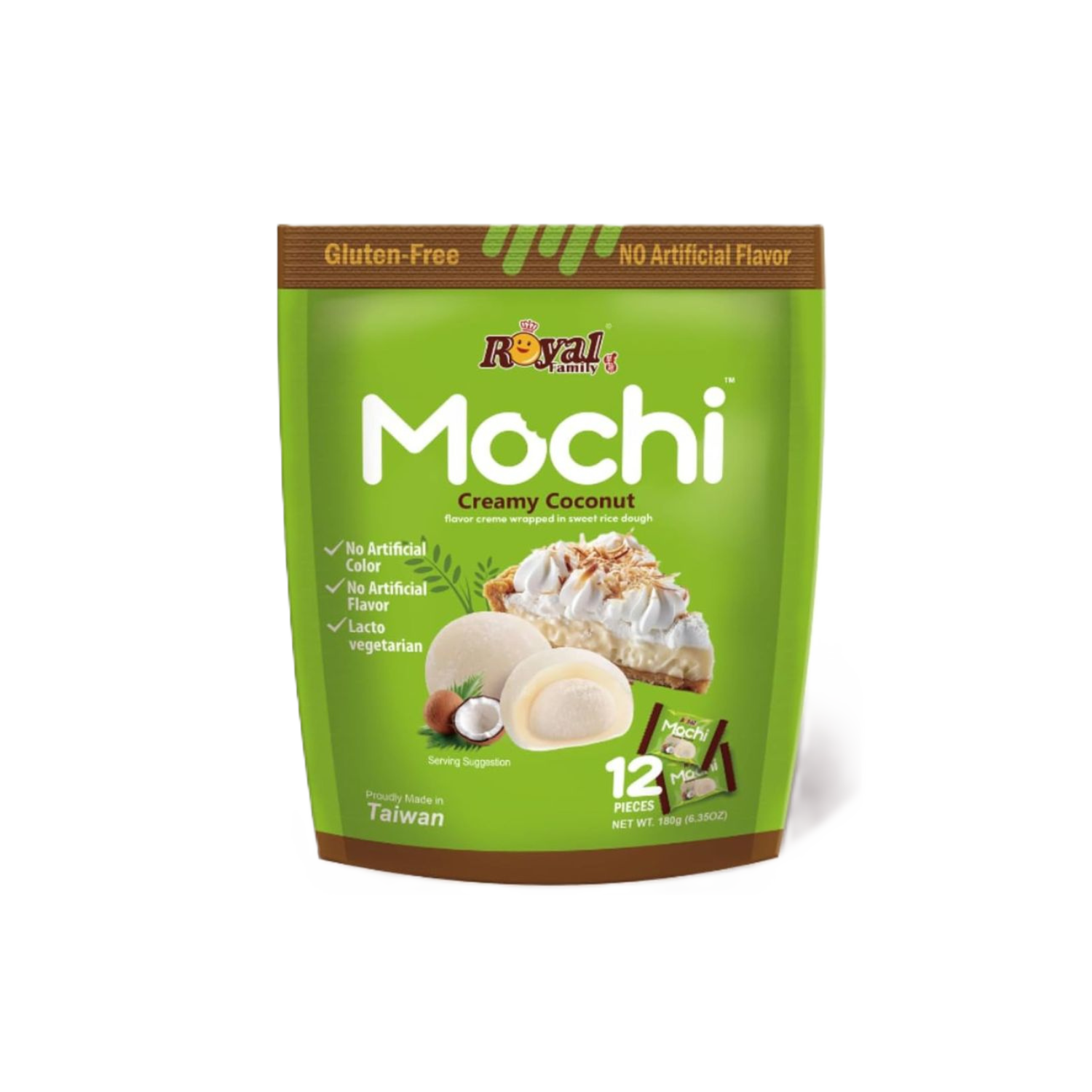 Mochi Royal Family 'Creamy Coconut' (Coco Cremoso) 180 g / 12 pzs