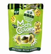 mochi cookies with cocoa chips