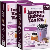 Bubble Tea Instantáneo de Taro y Tapioca