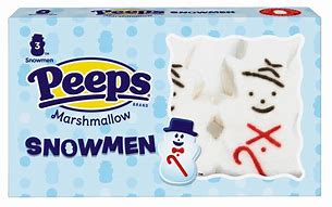 peeps snowmen