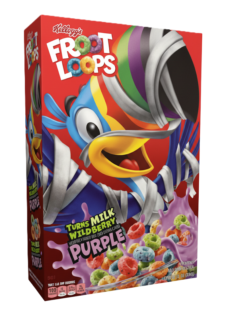 Cereal Kellogg's Froot Loops "Spooky" Edición de Halloween (362g)