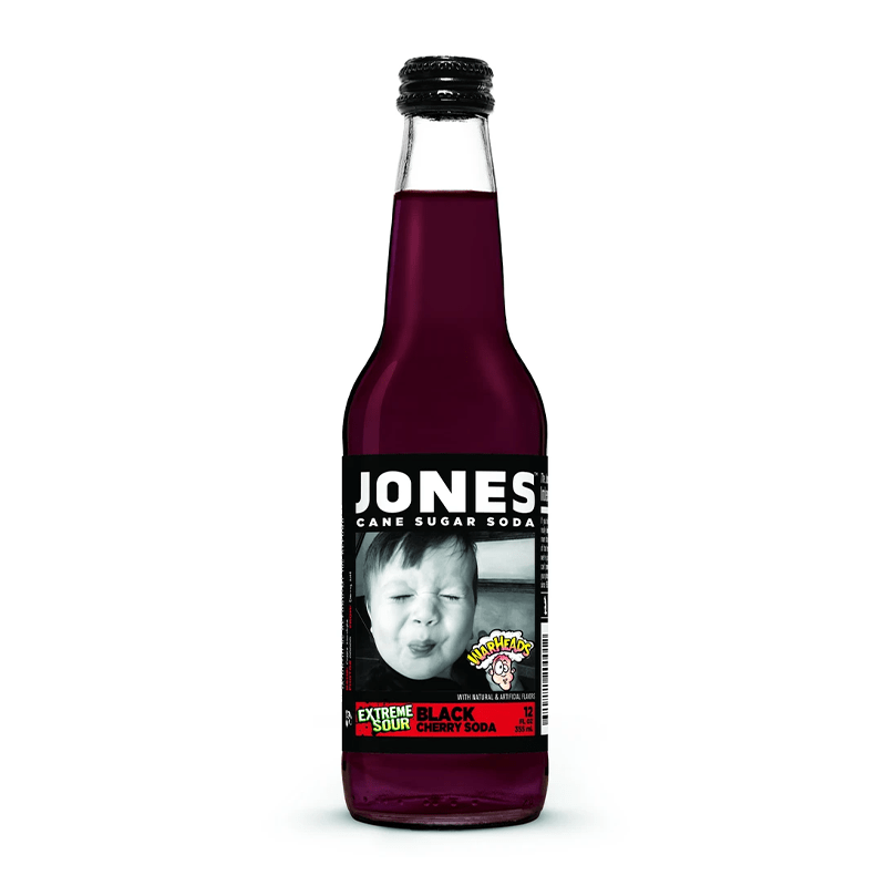 Jones Soda Warheads Black Cherry