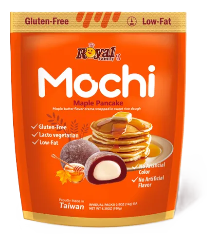 Mochi Royal Family Sabor Maple Pancake (180 g / 12 pzs) - Hotcake con Maple