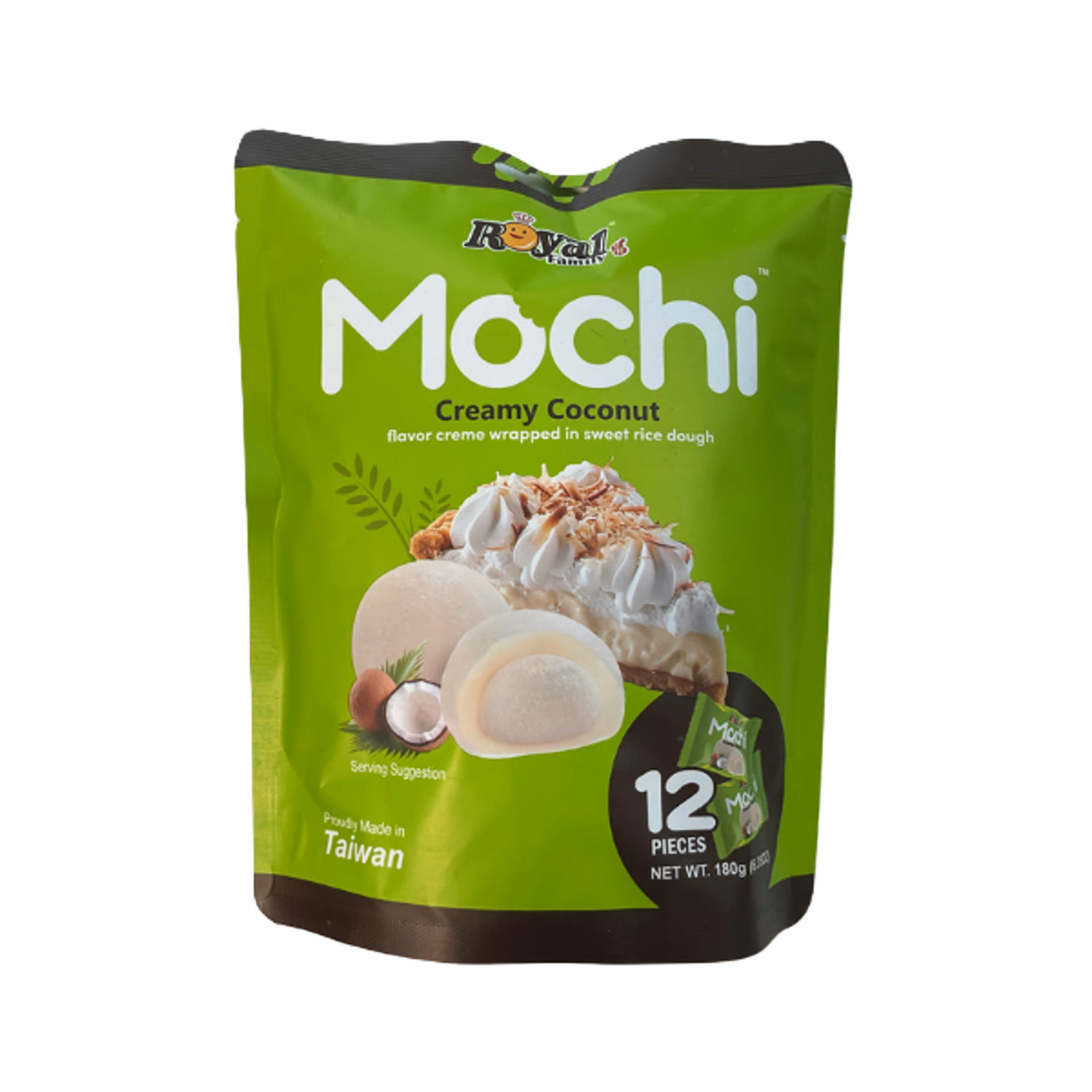 Mochi Royal Family 'Creamy Coconut' (Coco Cremoso) 180 g / 12 pzs