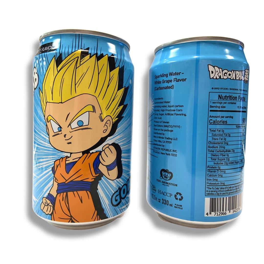 Ocean Bomb Dragon Ball Z Gohan White Grape Flavor