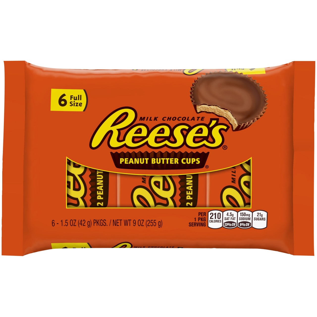 REESES PEANUT BUTTER 6 FULL SIZE