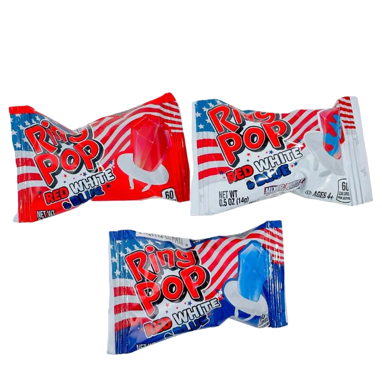 Ring Pop Red White & Blue - .5oz