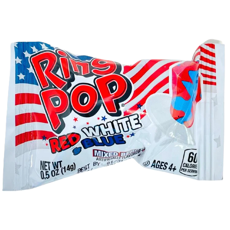 Ring Pop Red White & Blue - .5oz