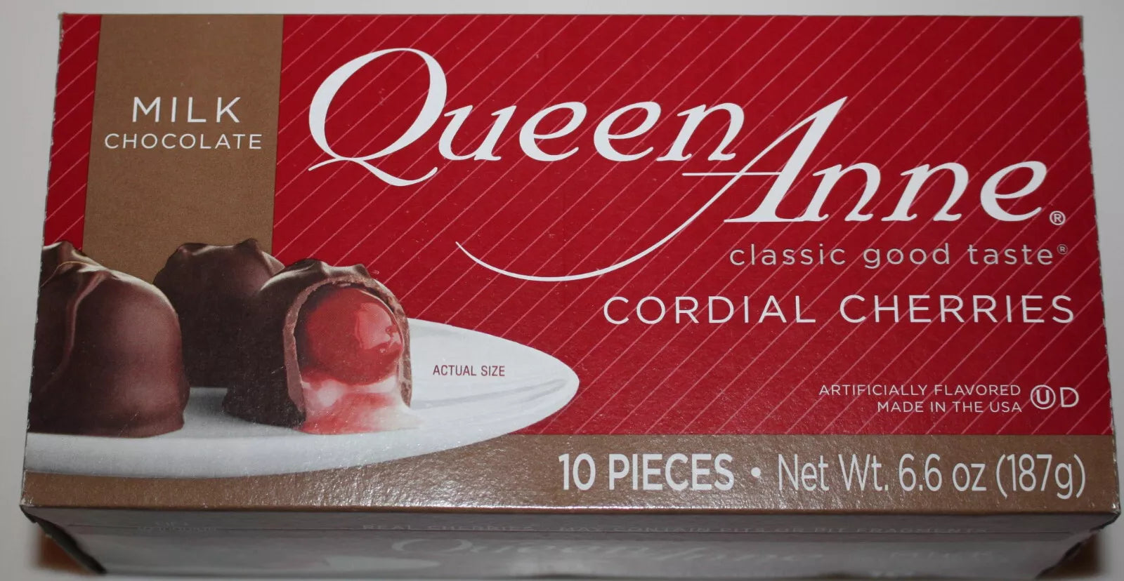 Queen Anne Cordial Cherry Chocolates (10 unidades)