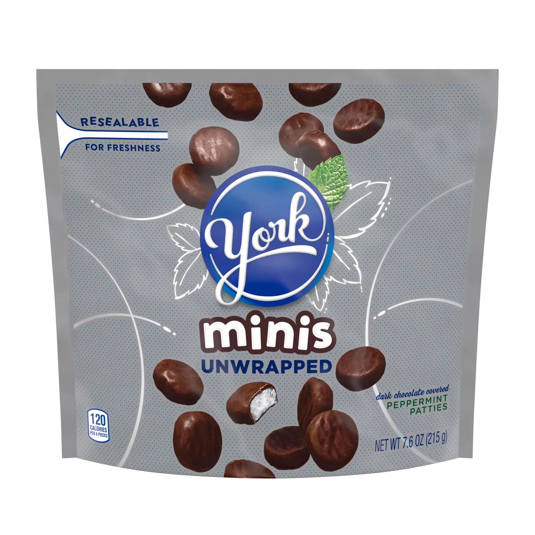 YORK Minis hamburguesas de chocolate negro y menta